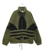 adidas Originalsアディダスオリジナル）の古着「SHERPA JACKET FOCUS/シェルパ ジャケット フォーカス」｜オリーブ