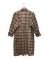 flagstuff (フラグスタフ) ORIGINAL CHECK LONG COAT パープル サイズ:M：8000円