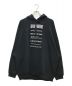 RAF SIMONS（ラフシモンズ）の古着「Printed Patch Hooded Sweatshirt」｜ブラック