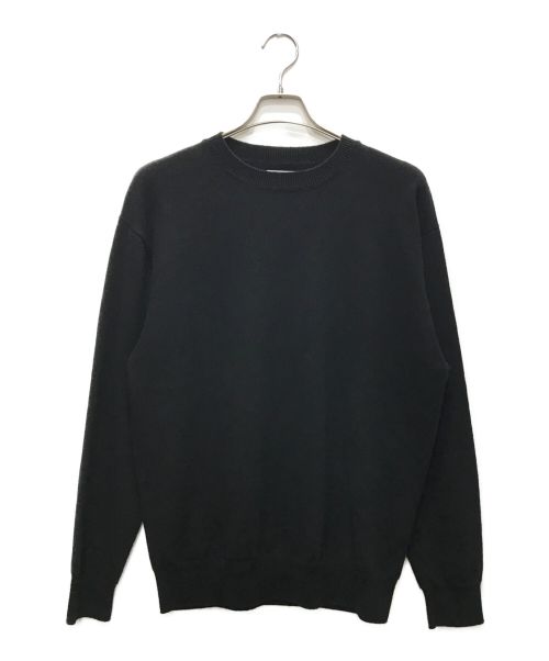 Yonetomi NEW BASIC（ヨネトミニューベーシック）Yonetomi NEW BASIC (ヨネトミニューベーシック) CASHMERE KNIT P/O ブラック サイズ:3の古着・服飾アイテム