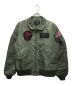 AVIREX（アヴィレックス）の古着「FLIGHT JACKET TOP GUN DUST DEVILS」｜オリーブ