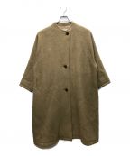 Lourenローレン）の古着「volume shaggy long coat」｜ベージュ