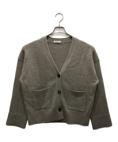 EVERYDAY I LIKE.（エヴリデイ アイ ライク）EVERYDAY I LIKE. (エヴリデイ アイ ライク) Cashmere Chunky Vネック カーディガン ベージュ サイズ:表記無の古着・服飾アイテム