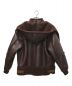 6(ROKU) BEAUTY&YOUTH (ロク ビューティーアンドユース) FAKE LEATHER×BOA ZIP BLOUSON ブラウン サイズ:36：12000円