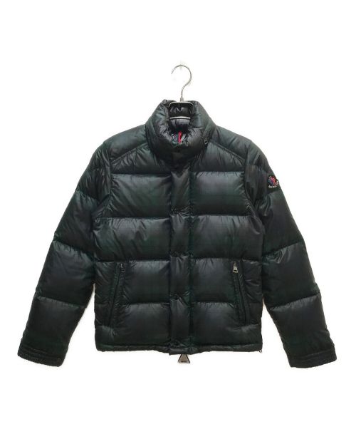 MONCLER（モンクレール）MONCLER (モンクレール) COMBLOUX ダウンジャケット グリーン×ネイビーの古着・服飾アイテム