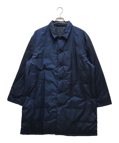 PAPAS（パパス）PAPAS (パパス) ステンカラーダウンコート ネイビー サイズ:SIZE 52の古着・服飾アイテム