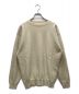 Yonetomi NEW BASIC（ヨネトミニューベーシック）の古着「RIGID CASHMERE SWEATER/リジッドカシミヤセーター」｜ベージュ