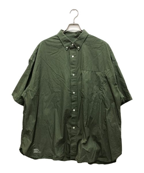 FreshService（フレッシュサービス）FreshService (フレッシュサービス) UTILITY S/S B.D SHIRT ユーティリティS/Sボタンダウンシャツ グリーン サイズ:Fの古着・服飾アイテム