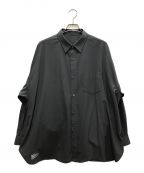 FreshServiceフレッシュサービス）の古着「WOOLY CLOTH REGULAR COLLAR SHIRT」｜グレー