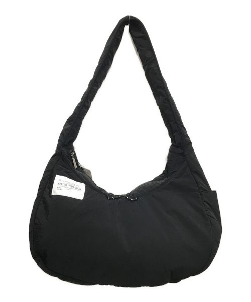 BETTER THAN GOOD（ベターザングッド）BETTER THAN GOOD (ベターザングッド) PADDED ROUND BAG ブラック 未使用品の古着・服飾アイテム