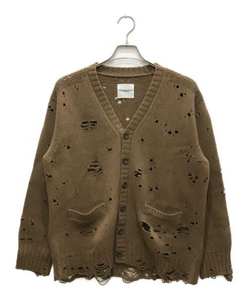 TAKAHIROMIYASHITA TheSoloIst.（タカヒロミヤシタ ザソロイスト）TAKAHIROMIYASHITA TheSoloIst. (タカヒロミヤシタ ザソロイスト) grunge Knit cardigan ブラウン サイズ:44の古着・服飾アイテム