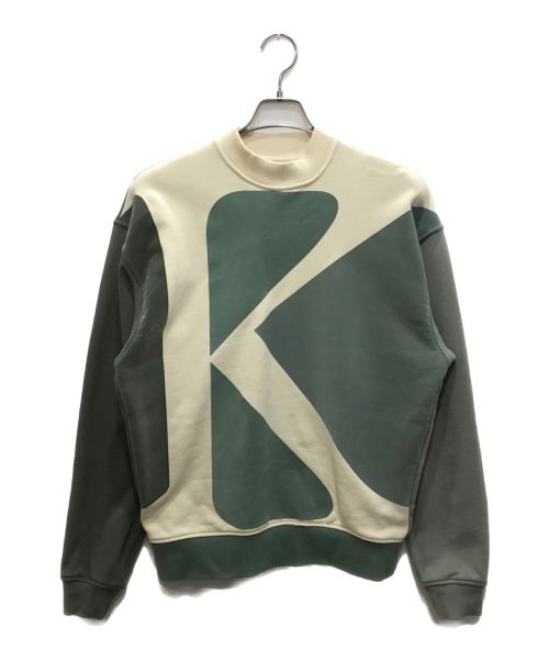 KITH（キス）KITH (キス) Initial K Mock Neck Sweatshirt グリーン サイズ:XSの古着・服飾アイテム