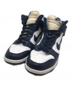 NIKEナイキ）の古着「DUNK HI RETRO QS」｜ホワイト×ネイビー