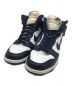 NIKE（ナイキ）の古着「DUNK HI RETRO QS」｜ホワイト×ネイビー