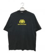 BALENCIAGAバレンシアガ）の古着「BBロゴプリントTシャツ」｜ブラック