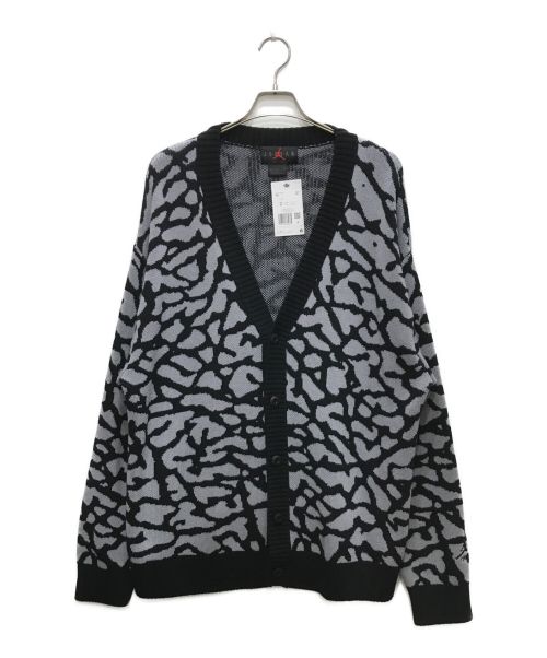 JORDAN（ジョーダン）JORDAN (ジョーダン) FLT HRTG CARDIGAN グレー×ブラック サイズ:XXL 未使用品の古着・服飾アイテム