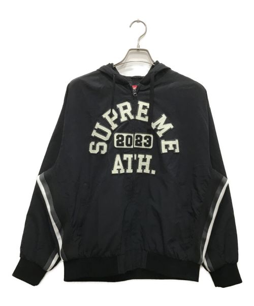 SUPREME（シュプリーム）SUPREME (シュプリーム) Applique Hooded Track Jacket ブラック サイズ:Ｍの古着・服飾アイテム