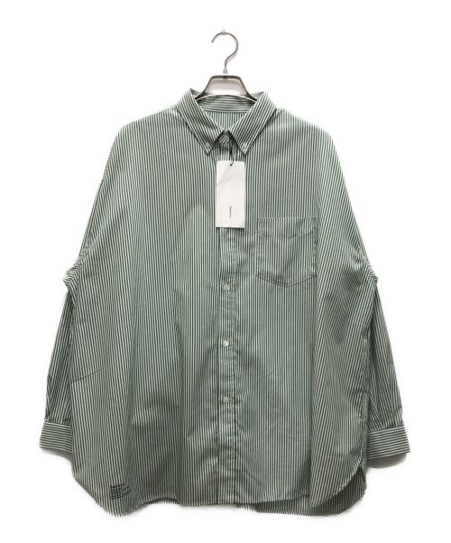 FreshService（フレッシュサービス）FreshService (フレッシュサービス) DRY OXFORD CORPORATE L/S B.D. SHIRT グリーン サイズ:0/Sの古着・服飾アイテム