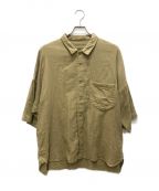 Aquarockアクアロック）の古着「SHORT SLEEVED SHIRT/ショートスリーブシャツ」｜ベージュ