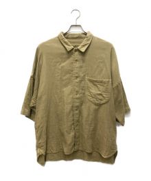 Aquarock（アクアロック）の古着「SHORT SLEEVED SHIRT/ショートスリーブシャツ」｜ベージュ