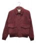 FIT MIHARA YASUHIRO（フィット ミハラヤスヒロ）の古着「Slant Corduroy Blouson」｜ワインレッド