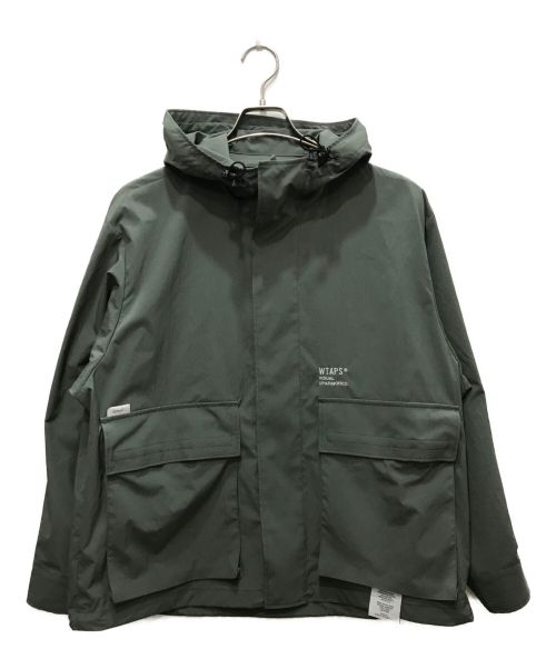 WTAPS（ダブルタップス）WTAPS (ダブルタップス) PLATEAU LS POLY TAFFETA FORTLESS オリーブ サイズ:02の古着・服飾アイテム