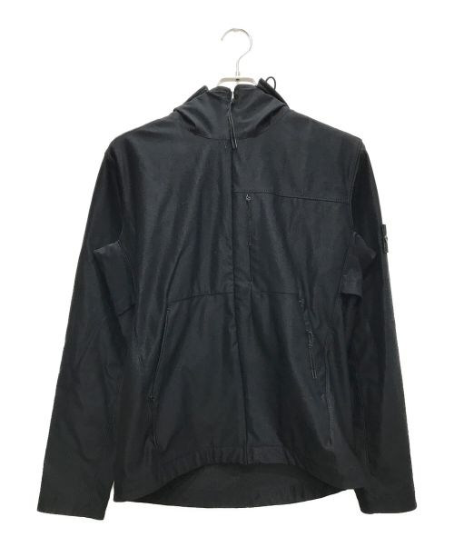 STONE ISLAND（ストーンアイランド）STONE ISLAND (ストーンアイランド) GHOST CONCEALED HOODED BOMBER ブラック サイズ:Mの古着・服飾アイテム