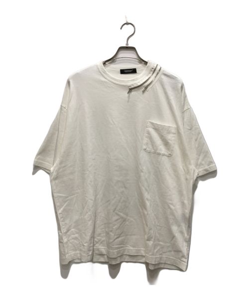 UNDERCOVER（アンダーカバー）UNDERCOVER (アンダーカバー) 襟２連ZIP S/S PK TEE ホワイト サイズ:2の古着・服飾アイテム