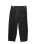 BLURHMS（ブラームス）の古着「Cotton Satin Baker Pants」｜ブラック