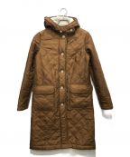 Traditional Weatherwear×BEAMSトラディショナルウェザーウェア×ビームス）の古着「別注 ボアキルティングコート」｜ブラウン