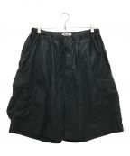 COOTIE PRODUCTIONSクーティープロダクツ）の古着「Back Satin Error Fit Cargo Easy Shorts/バックサテンエラーフィットカーゴイージーショーツ」｜ブラック