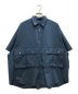 FreshService（フレッシュサービス）の古着「MICRO TYPEWRITER FLAP POCKET S/S SHIRT」｜ブルー