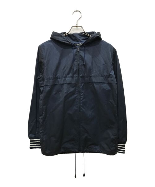 A.P.C.（アーペーセー）A.P.C. (アーペーセー) フーデッドジャケット ネイビー サイズ:XSの古着・服飾アイテム