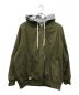 FreshService（フレッシュサービス）の古着「SWEAT HOODED SWING TOP/スウェットフーテッドスイングトップ」｜オリーブ グレー