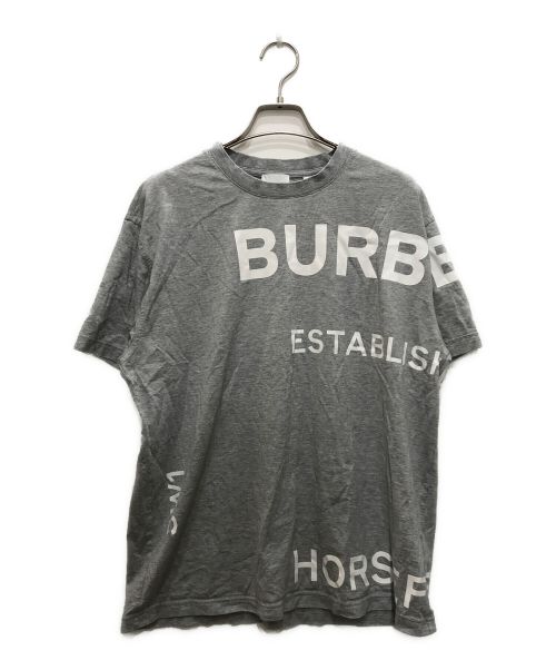 BURBERRY（バーバリー）BURBERRY (バーバリー) HORSEFERRY PRINT T-SHIRT/ホースフェリープリントロゴTシャツ グレー サイズ:Sの古着・服飾アイテム