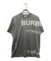 BURBERRY（バーバリー）の古着「HORSEFERRY PRINT T-SHIRT/ホースフェリープリントロゴTシャツ」｜グレー