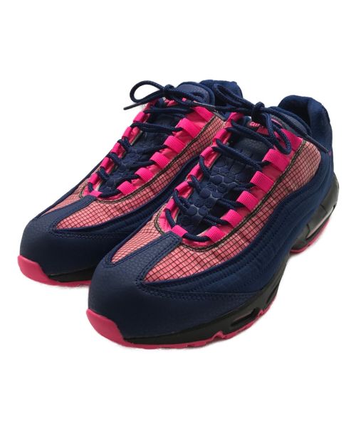 NIKE（ナイキ）NIKE (ナイキ) AIR MAX 95 BY YOU ネイビー×ピンク サイズ:27.5cmの古着・服飾アイテム