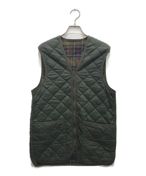 Barbour（バブアー）Barbour (バブアー) Quilted Reversible Waistcoat/キルティングベスト/ライナーベスト カーキ サイズ:36の古着・服飾アイテム