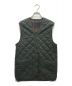 Barbour（バブアー）の古着「Quilted Reversible Waistcoat/キルティングベスト/ライナーベスト」｜カーキ