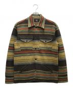 RRLダブルアールエル）の古着「STRIPED WOOL WORKSHIRT」｜マルチカラー