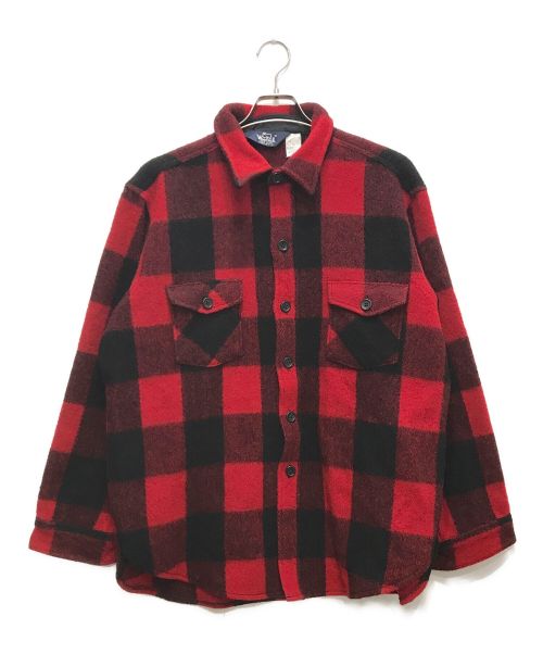 WOOLRICH（ウールリッチ）WOOLRICH (ウールリッチ) バッファローチェックジャケット レッド×ブラック サイズ:XLの古着・服飾アイテム