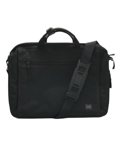 PORTER（ポーター）PORTER (ポーター) テンション2WAY BRIEFCASE/テンションブリーフケース ブラックの古着・服飾アイテム