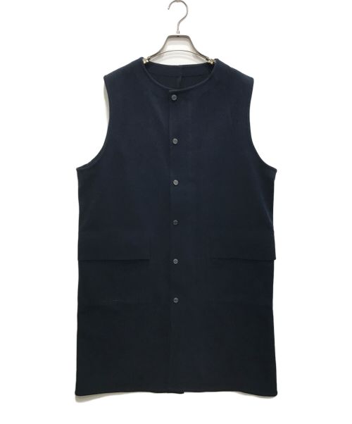 DESCENTE（デサント）DESCENTE (デサント) MOLE LONG VEST ネイビー サイズ:Mの古着・服飾アイテム