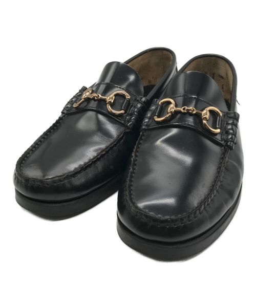 PARABOOT（パラブーツ）PARABOOT (パラブーツ) UNITED ARROWS (ユナイテッドアローズ) 別注 ビットデッキシューズ ブラック サイズ:SIZE 7の古着・服飾アイテム