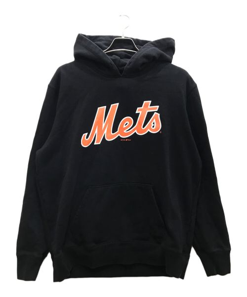 AWAKE  NY（アウェイクニューヨーク）AWAKE  NY (アウェイクニューヨーク) New Era (ニューエラ) MLB SUBWAY SERIES METS HOODIE/サブウェイシリーズメッツフーディ ブラック サイズ:XLの古着・服飾アイテム