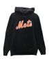 AWAKE  NY（アウェイクニューヨーク）の古着「MLB SUBWAY SERIES METS HOODIE/サブウェイシリーズメッツフーディ」｜ブラック