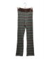 MURRAL (ミューラル) Monk`s belt rib knit trousers ブラウン サイズ:2 未使用品：7000円