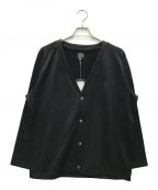 Needlesニードルズ）の古着「V Neck Cardigan - C/PE Bright Jersey」｜ブラック