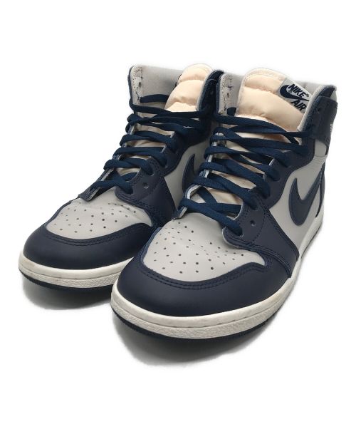 NIKE（ナイキ）NIKE (ナイキ) AIR JORDAN 1 HIGH 85 “Georgetown” グレー×ネイビー サイズ:26.5cmの古着・服飾アイテム