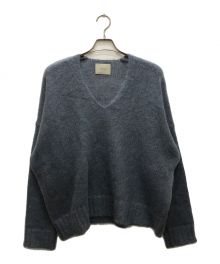 ARGUE（アーギュ）の古着「mohair woolover vneckpullover」｜ブルー